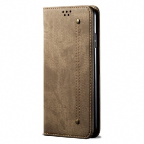 Folio-hoesje Oneplus 13 Denimstof
