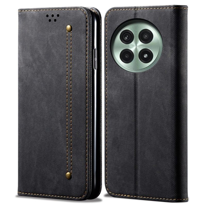 Folio-hoesje Oneplus 13 Denimstof