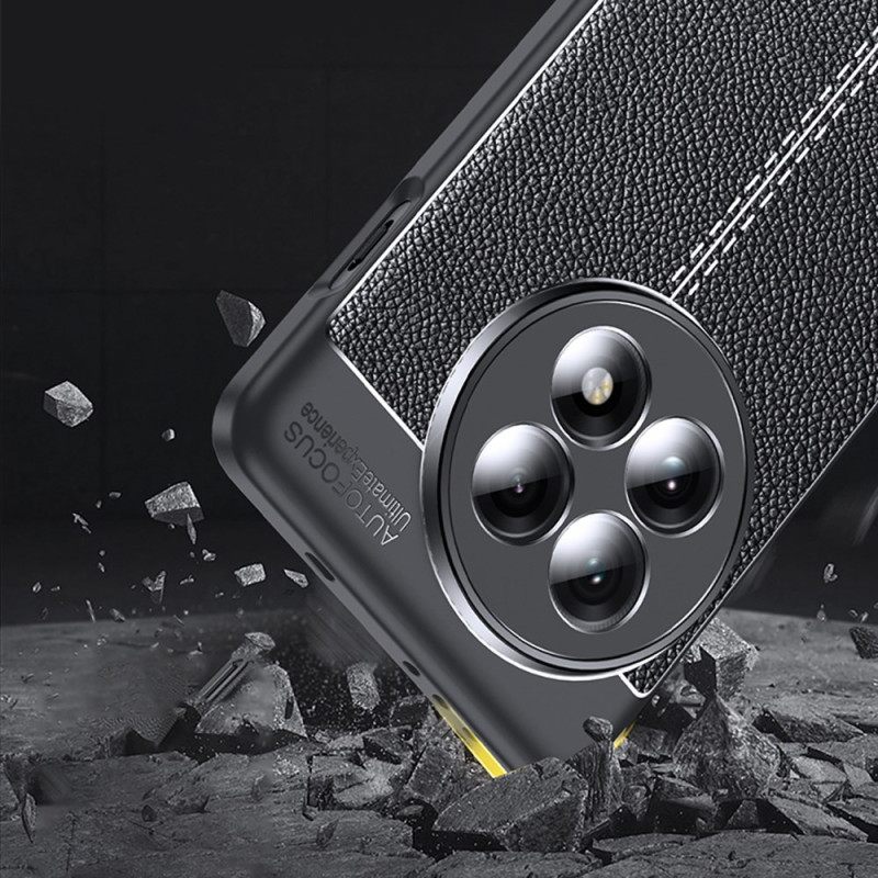 Hoesje Oneplus 13 Flexibele Lychee-textuur Bescherming Hoesje