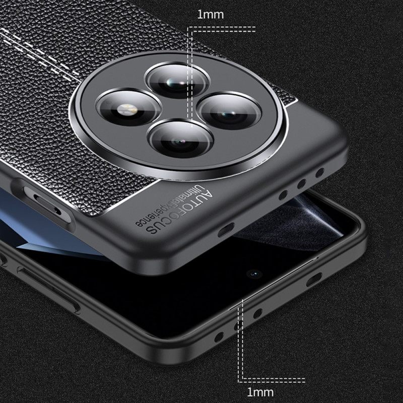 Hoesje Oneplus 13 Flexibele Lychee-textuur Bescherming Hoesje