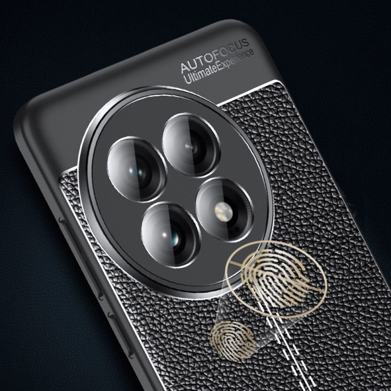 Hoesje Oneplus 13 Flexibele Lychee-textuur Bescherming Hoesje