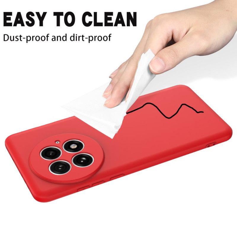 Hoesje Oneplus 13 Vloeibare Siliconen Met Bandje Bescherming Hoesje