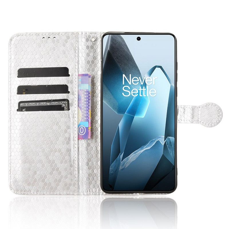 Leren Hoesje Oneplus 13 Glanzende Stippen