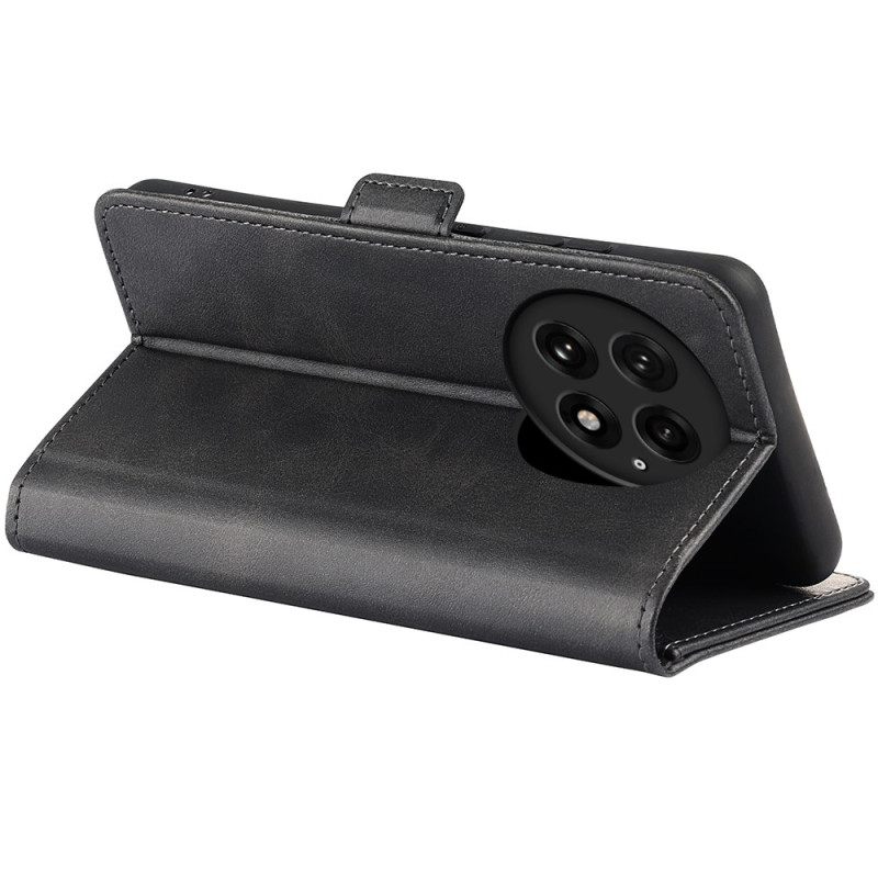 Leren Hoesje Voor Oneplus 13 Dubbele Sluiting