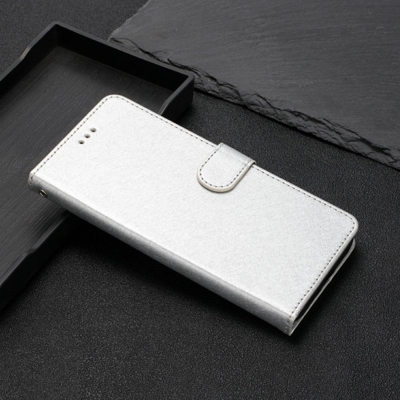 Leren Hoesje Voor Oneplus 13 Zijdetextuur