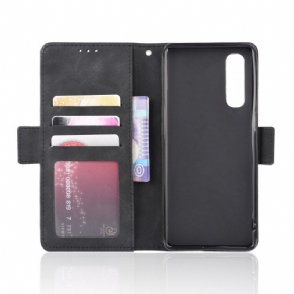 Folio-hoesje voor Oppo Find X2 Neo Premium Met Kaarthouder