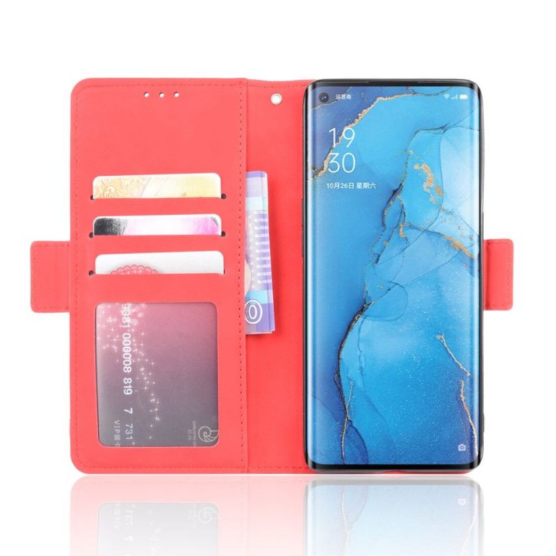Folio-hoesje voor Oppo Find X2 Neo Premium Met Kaarthouder