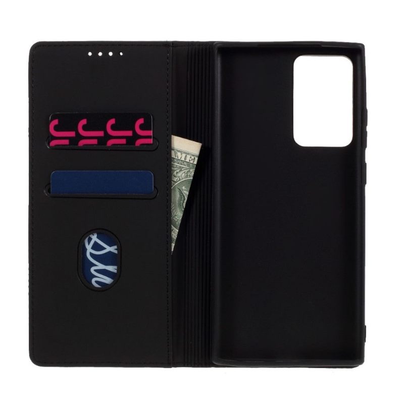 Cover voor Samsung Galaxy Note 20 Ultra Anti-fall Folio-hoesje Zachte Aanraking