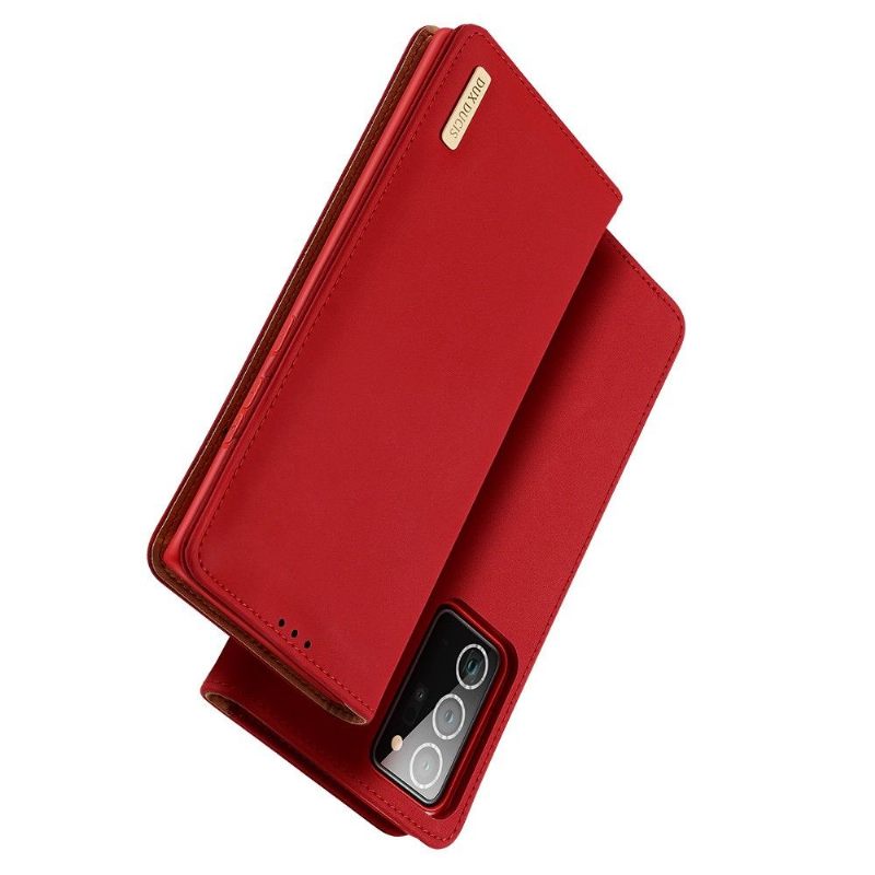 Folio-hoesje voor Samsung Galaxy Note 20 Ultra Anti-fall Wens Dux Ducis Premium