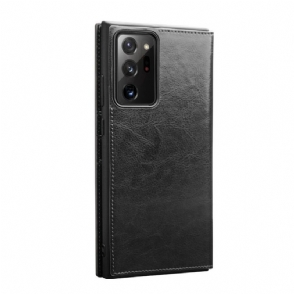 Folio-hoesje voor Samsung Galaxy Note 20 Ultra Echt Leer