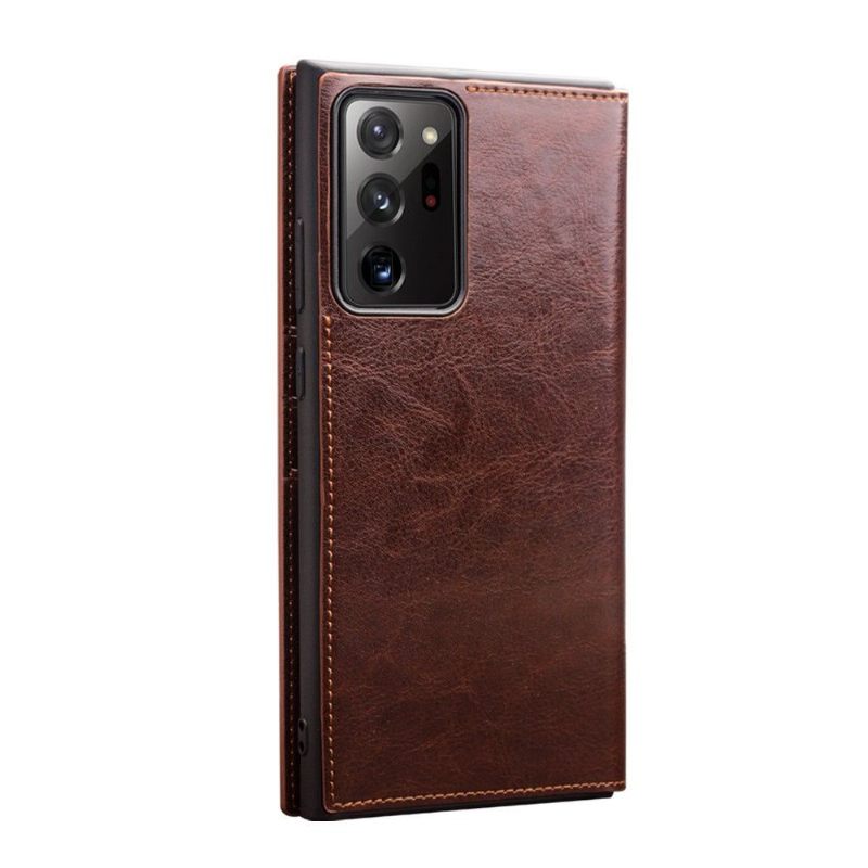 Folio-hoesje voor Samsung Galaxy Note 20 Ultra Echt Leer