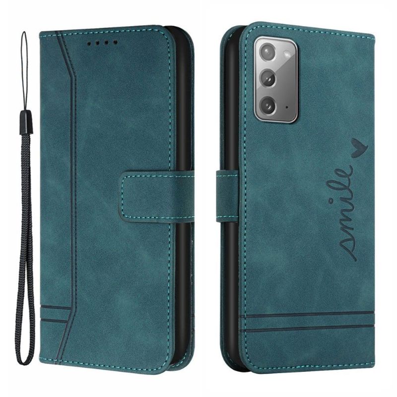 Folio-hoesje voor Samsung Galaxy Note 20 Ultra Lachlijnen