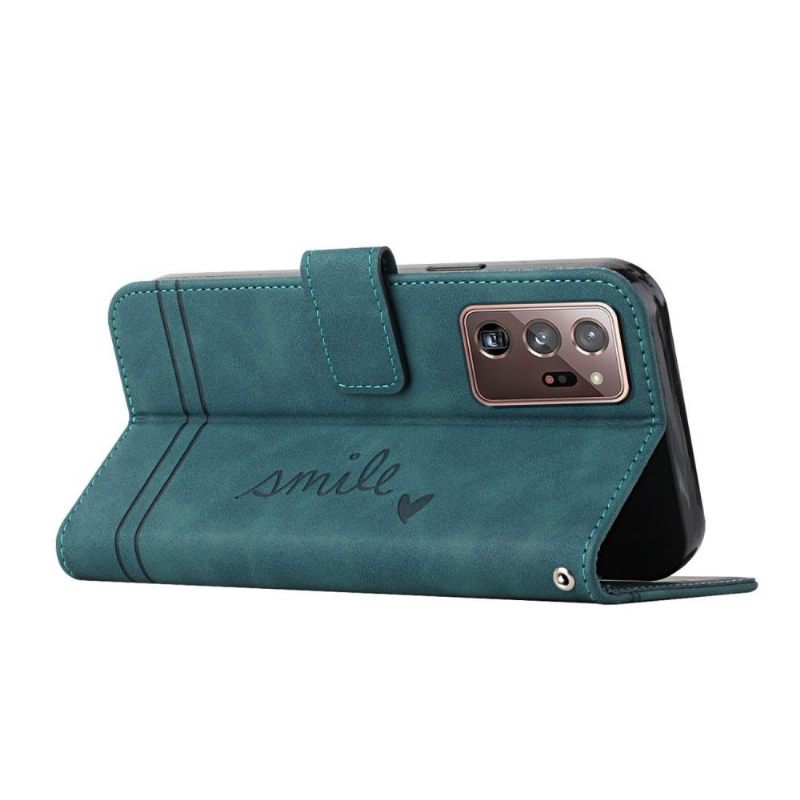 Folio-hoesje voor Samsung Galaxy Note 20 Ultra Lachlijnen