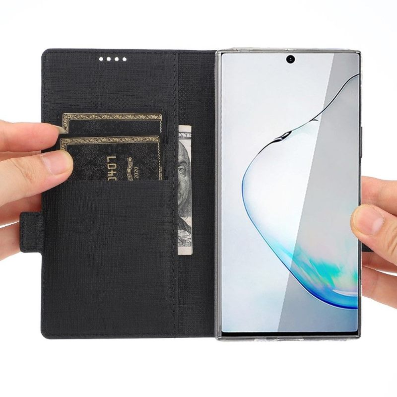 Folio-hoesje voor Samsung Galaxy Note 20 Ultra Ondersteuningsfunctie Voor Beugels