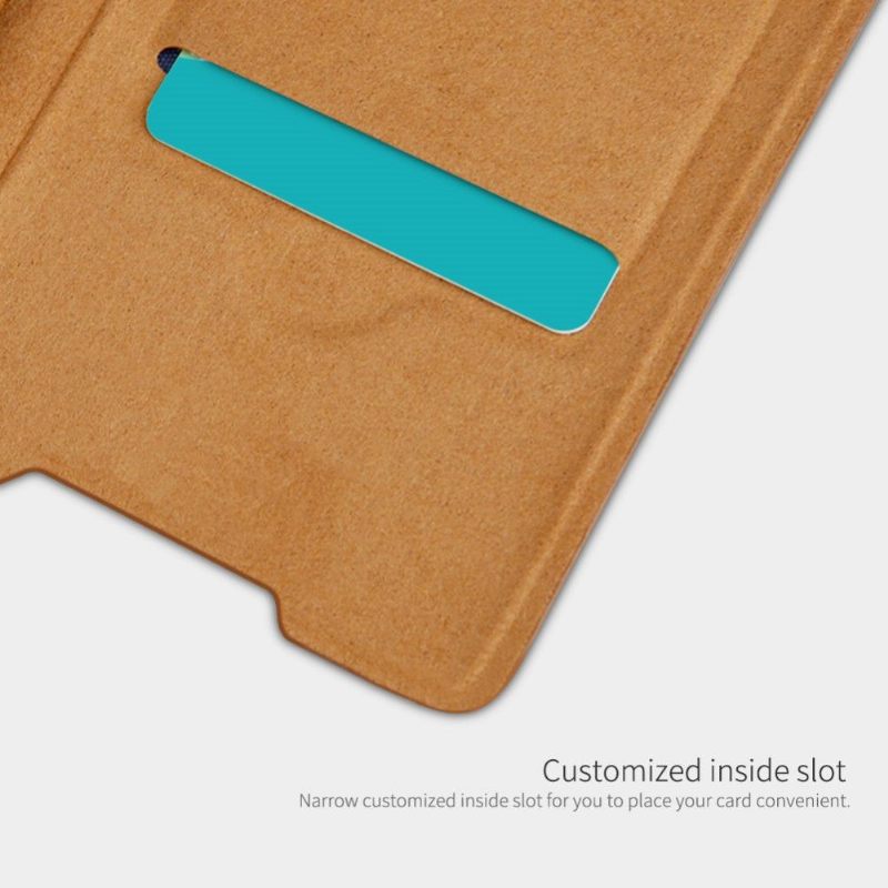 Folio-hoesje voor Samsung Galaxy Note 20 Ultra Qin Ledereffect - Havana