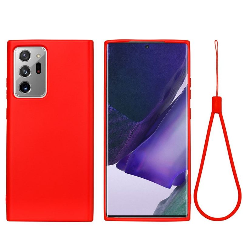 Hoesje voor Samsung Galaxy Note 20 Ultra Met Ketting Silicium