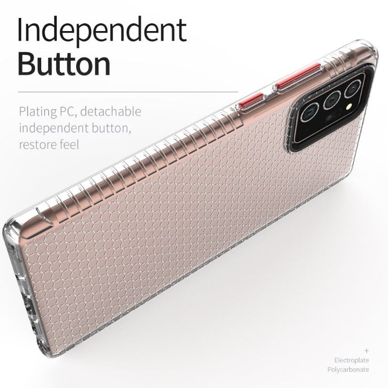 Hoesje voor Samsung Galaxy Note 20 Ultra Siliconen Honingraat
