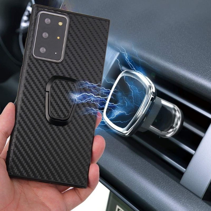Telefoonhoesje voor Samsung Galaxy Note 20 Ultra Bescherming Ringstijl Hout
