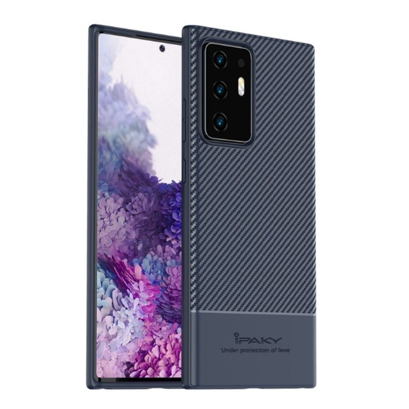 Telefoonhoesje voor Samsung Galaxy Note 20 Ultra Ipaky Flexibele Koolstof