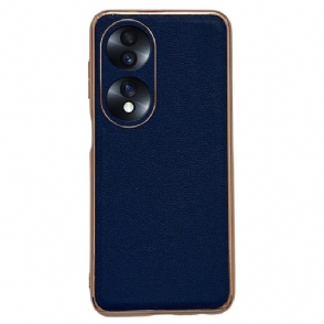 Hoesje voor Honor 70 Echt Lederen Elegantie