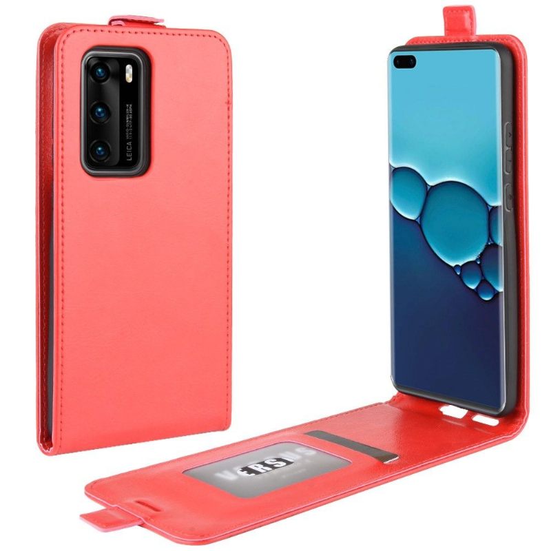 Cover voor Huawei P40 Folio-hoesje Le René Kunstleer Verticaal