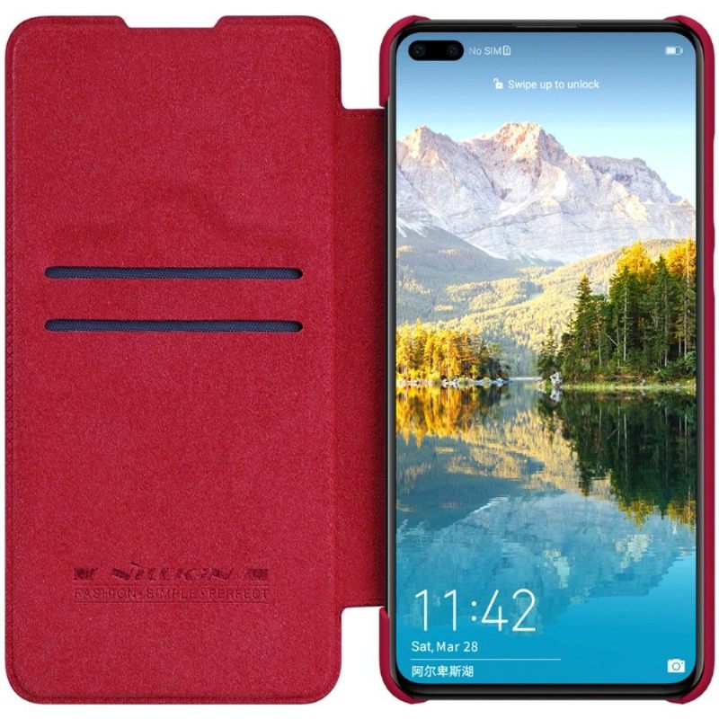 Folio-hoesje voor Huawei P40 Qin Serie Nillkin Kunstleer