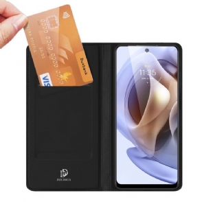 Case voor Motorola Moto G31 / Moto G41 Zakelijk Satijneffect