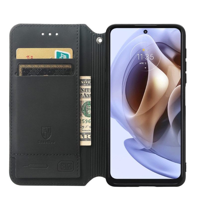 Folio-hoesje voor Motorola Moto G31 / Moto G41 Gekleurde Schaalstijl