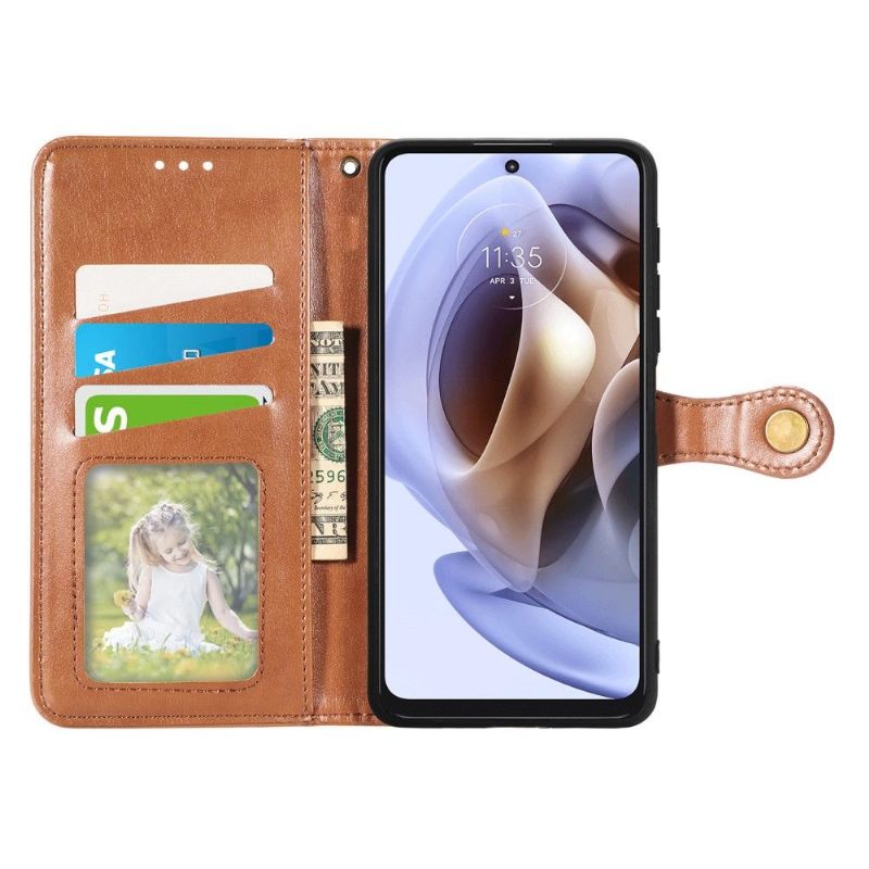 Folio-hoesje voor Motorola Moto G31 / Moto G41 Indila Kunstleren Kaarthouder