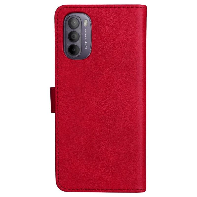 Folio-hoesje voor Motorola Moto G31 / Moto G41 Met Ketting Sylvette