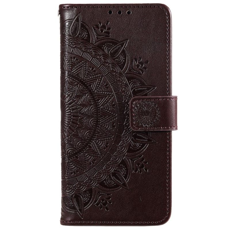 Leren Hoesje voor Motorola Moto G31 / Moto G41 Bescherming Zon Mandala
