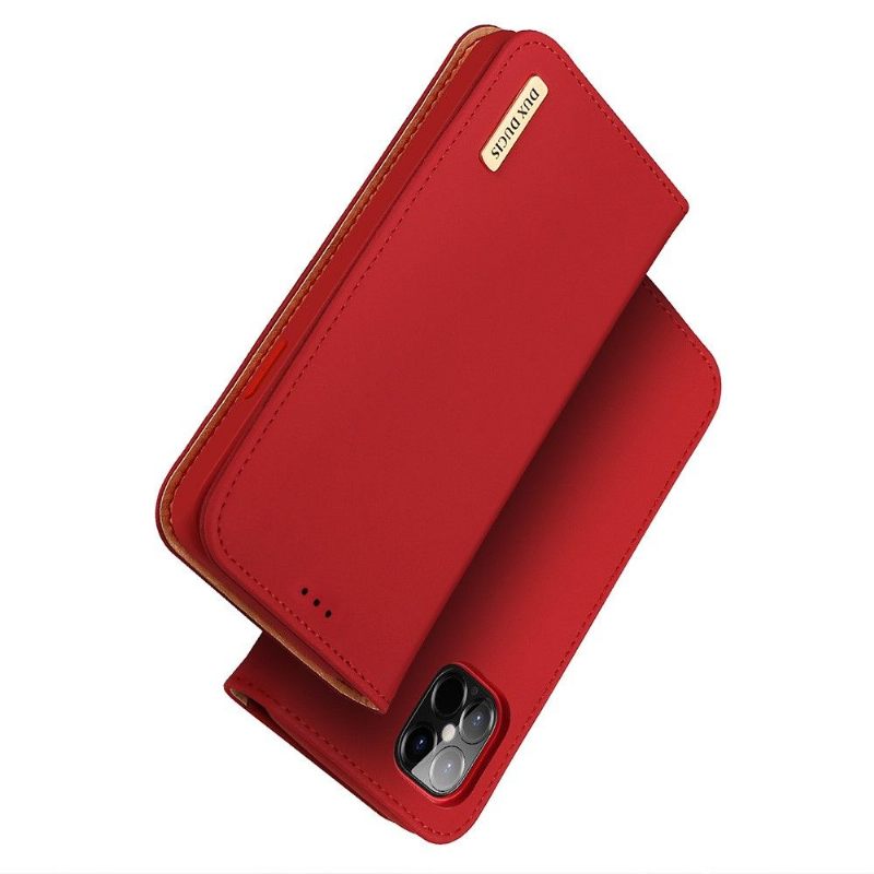 Flip Case voor iPhone 12 Pro Max Wish Series Leer