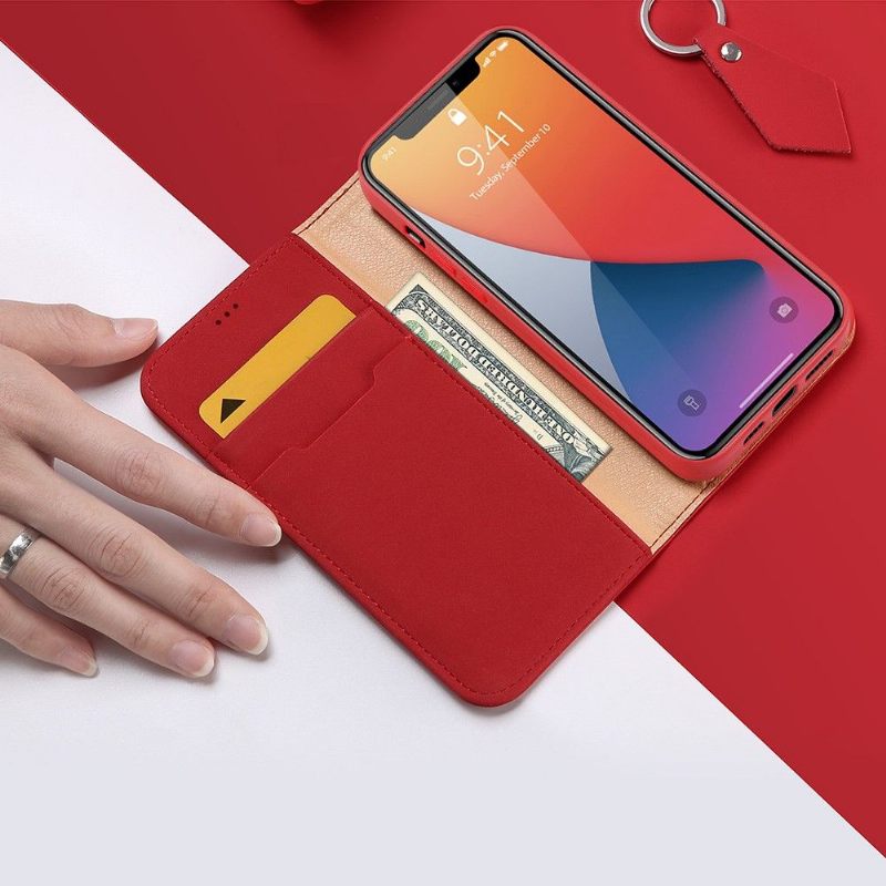 Flip Case voor iPhone 12 Pro Max Wish Series Leer