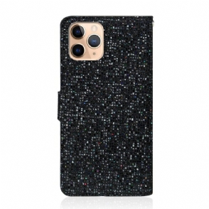 Folio-hoesje voor iPhone 12 Pro Max Glitterkaarthouder