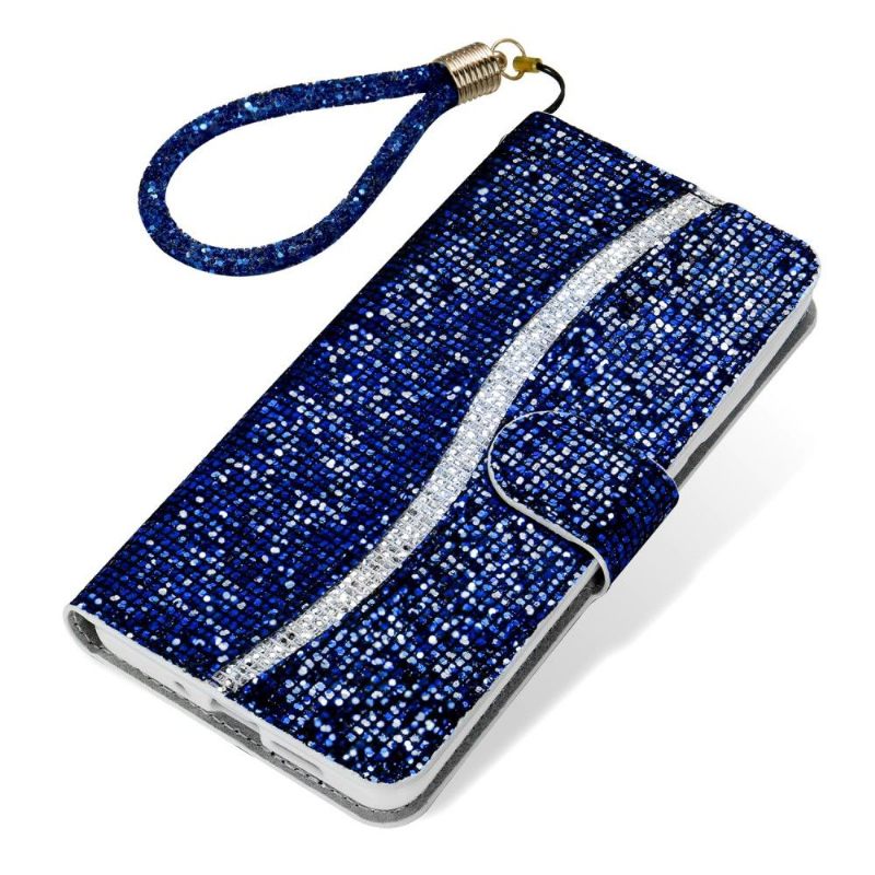 Folio-hoesje voor iPhone 12 Pro Max Glitterkaarthouder