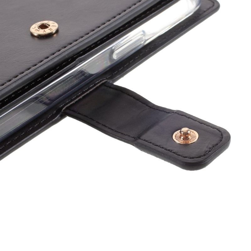 Folio-hoesje voor iPhone 12 Pro Max Mansoor Kunstleer