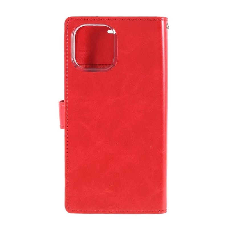 Folio-hoesje voor iPhone 12 Pro Max Mansoor Kunstleer