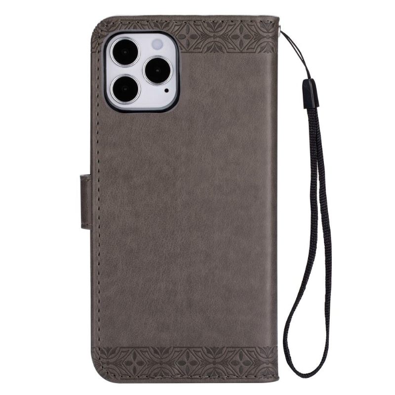 Folio-hoesje voor iPhone 12 Pro Max Met Ketting Mandala