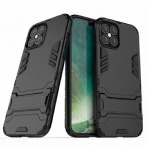 Hoesje voor iPhone 12 Pro Max Anti-fall Cool Guard Schokbestendig Met Geïntegreerde Standaard
