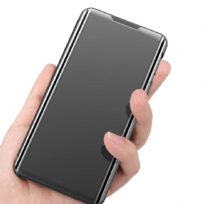 Hoesje voor iPhone 12 Pro Max Folio-hoesje Spiegeleffect