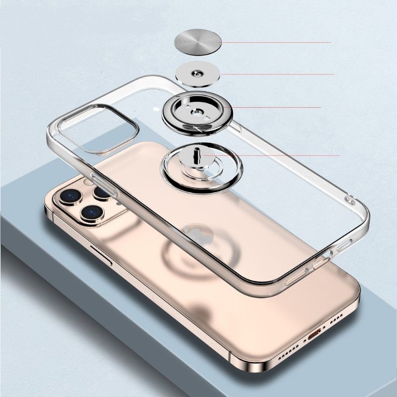 Hoesje voor iPhone 12 Pro Max Met Magnetische Ring