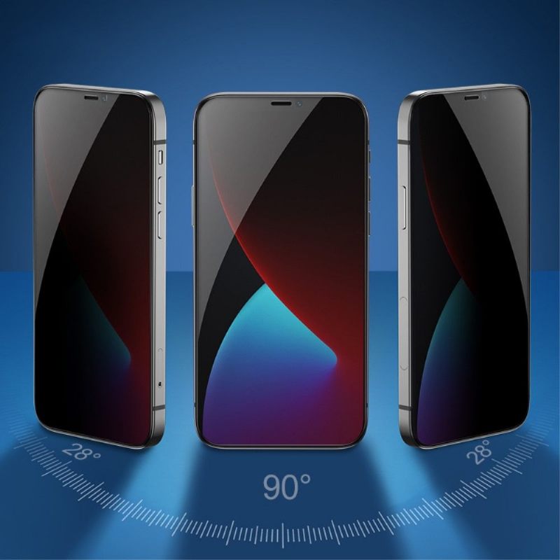iPhone 12 Pro Max Schermbeschermer Van Gehard Glas En Privacyfilter