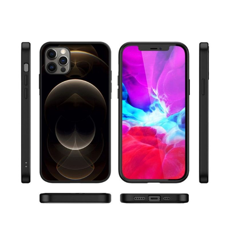 Telefoonhoesje voor iPhone 12 Pro Max Grafietserie