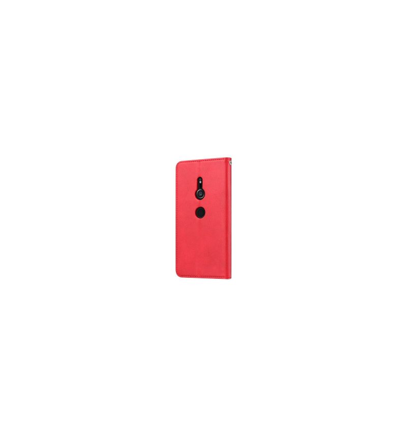 Folio-hoesje voor Sony Xperia XZ3 Leren Stand Case