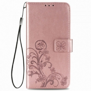 Folio-hoesje voor Oppo A54 5G / A74 5G Klavertje Vier