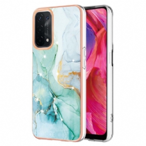 Hoesje voor Oppo A54 5G / A74 5G Marmeren Ontwerp