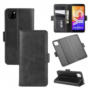 Folio-hoesje voor Huawei Y5p Anti-fall Mat Kunstleer Cover