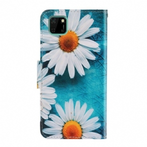 Folio-hoesje voor Huawei Y5p Daisy