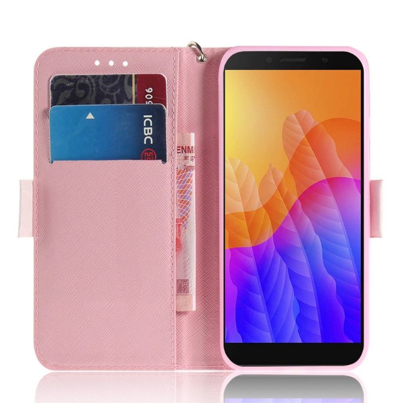 Folio-hoesje voor Huawei Y5p Schattige Panda
