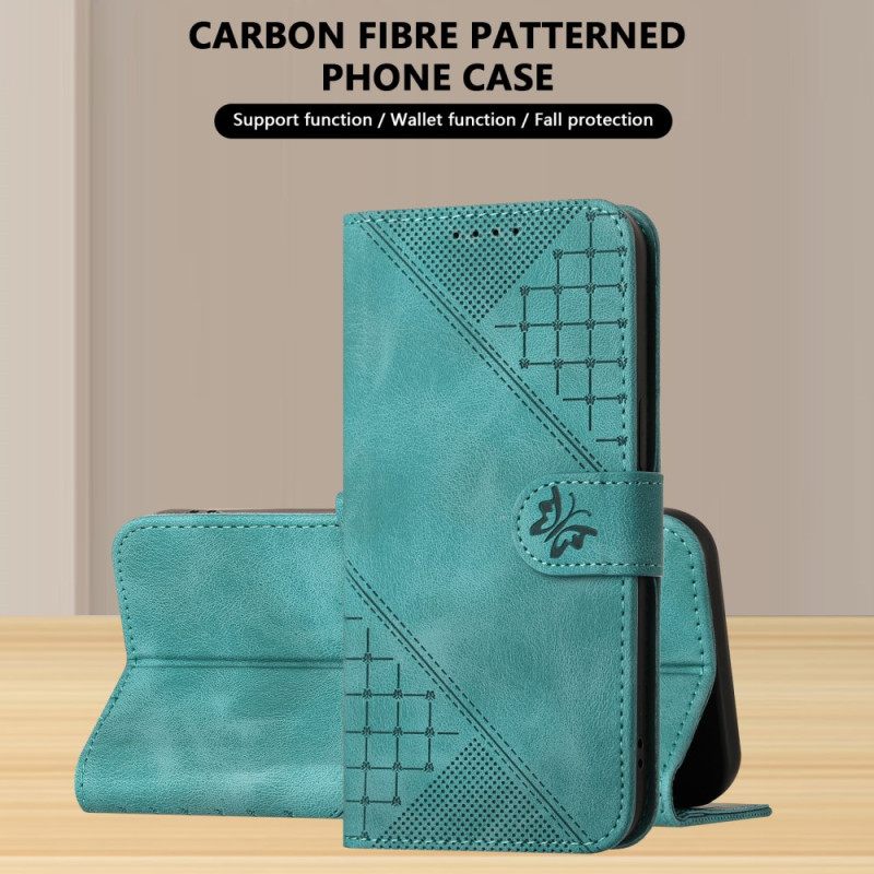 Bescherming Hoesje Vivo V50 Lite 5g Geometrisch Bandje